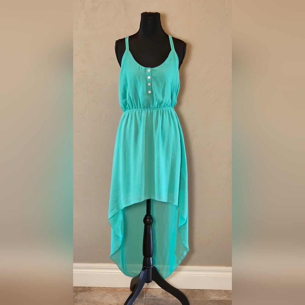 🎉Host Pick🎉[Forever 21] Hi-lo Midi Dress Light Green《M》